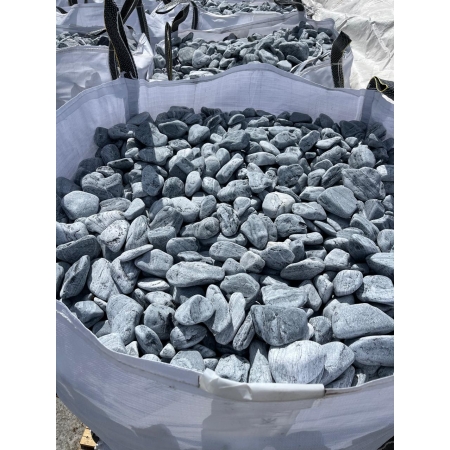 Otoczak SILVER szary grecki 3-6 cm nowoczesny elegancki kamień do ogrodu 1000 kg TONA